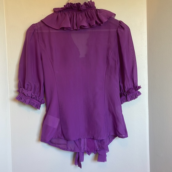 Marciano Purple Blouse - Size XS - Picture 3 of 4